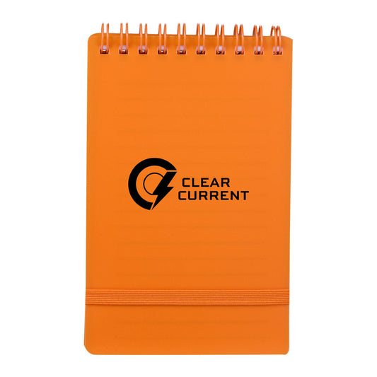 3" x 5" Recycled Stand Up Pocket Jotter - Orange