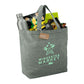 Recycled 5oz Cotton Twill Grocery Tote - Dark Green