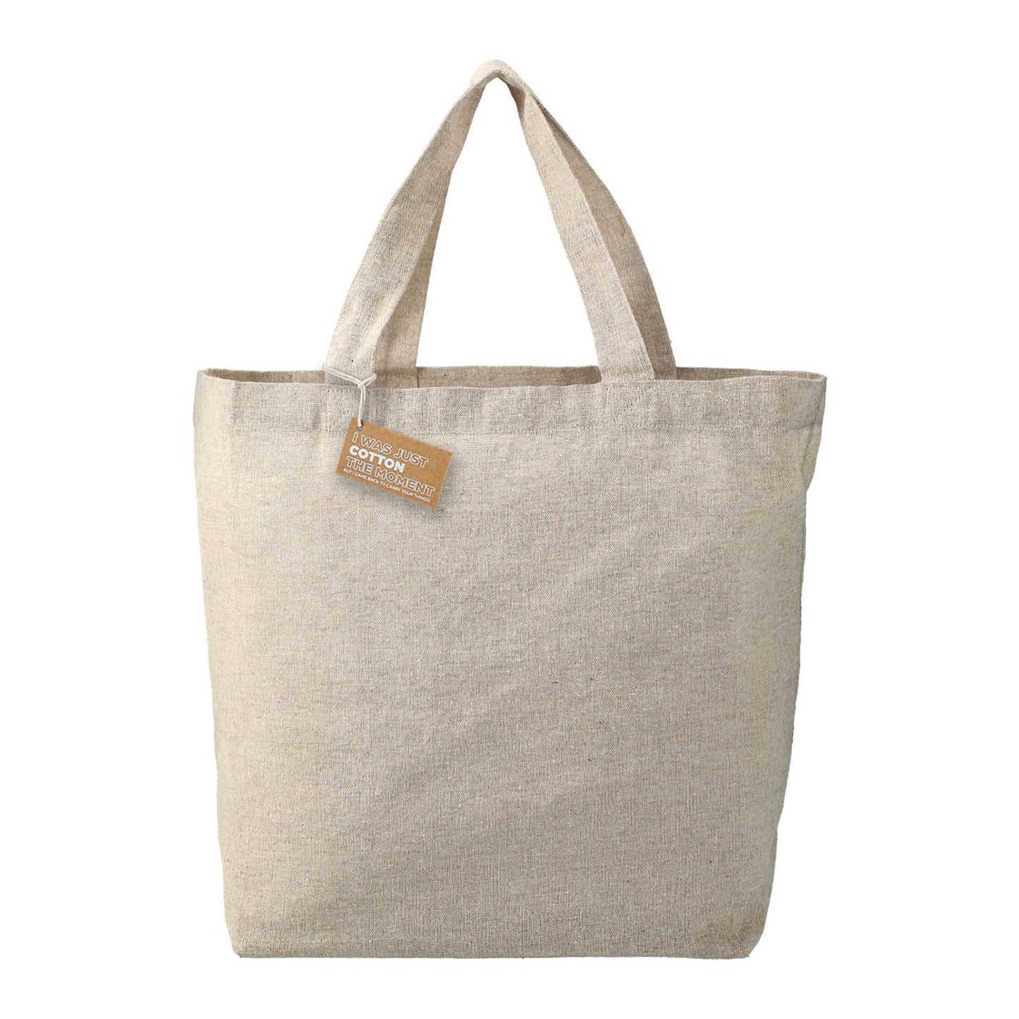 Recycled 5oz Cotton Twill Grocery Tote - Natural