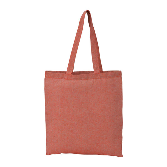 Eco-Friendly 5oz Recycled Cotton Twill Tote Bag - Red