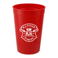 Solid 16oz Recycled Stadium Cup - Red