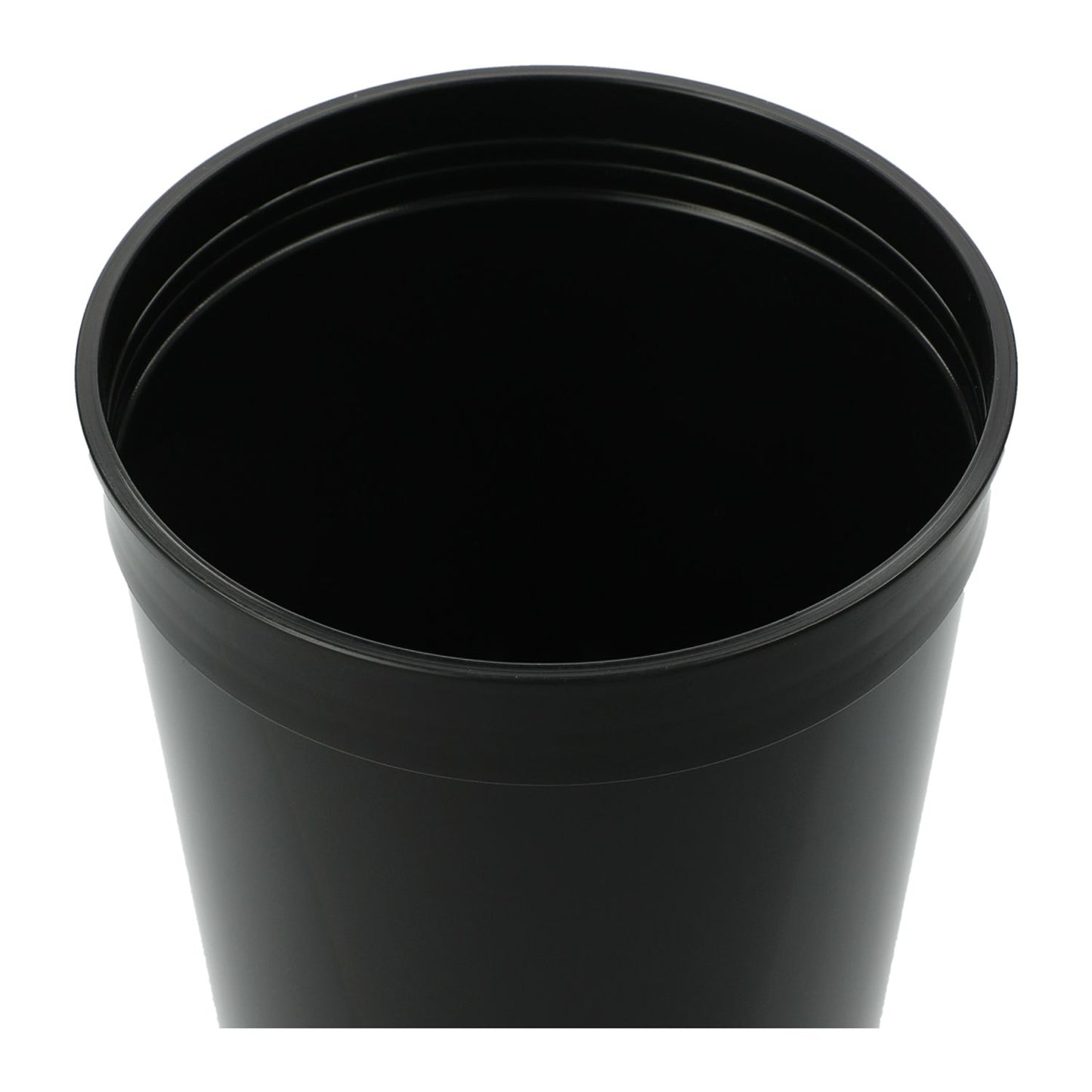 Solid 16oz Recycled Stadium Cup - Black