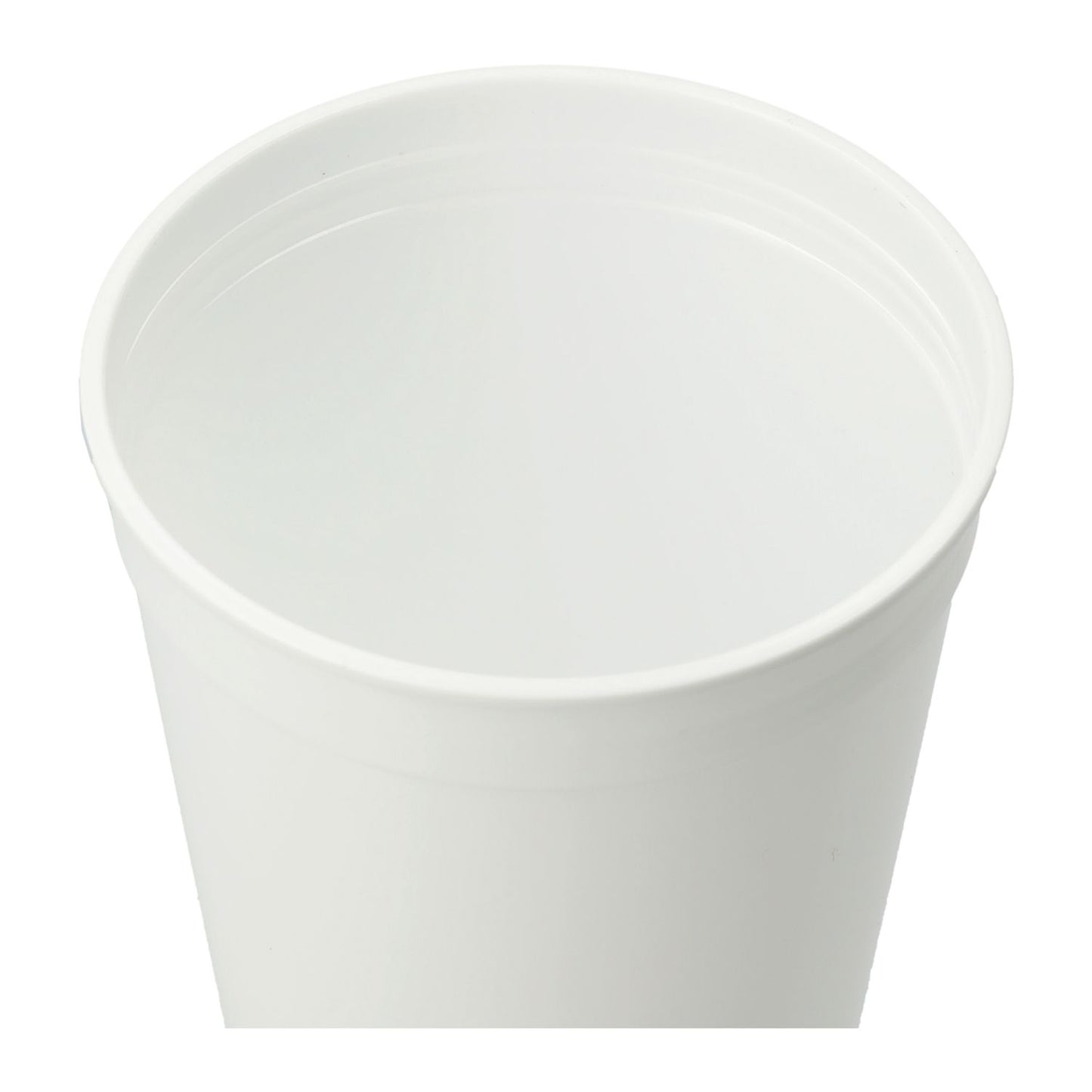 Solid 16oz Recycled Stadium Cup - White