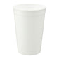 Solid 16oz Recycled Stadium Cup - White