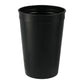 Solid 16oz Recycled Stadium Cup - Black