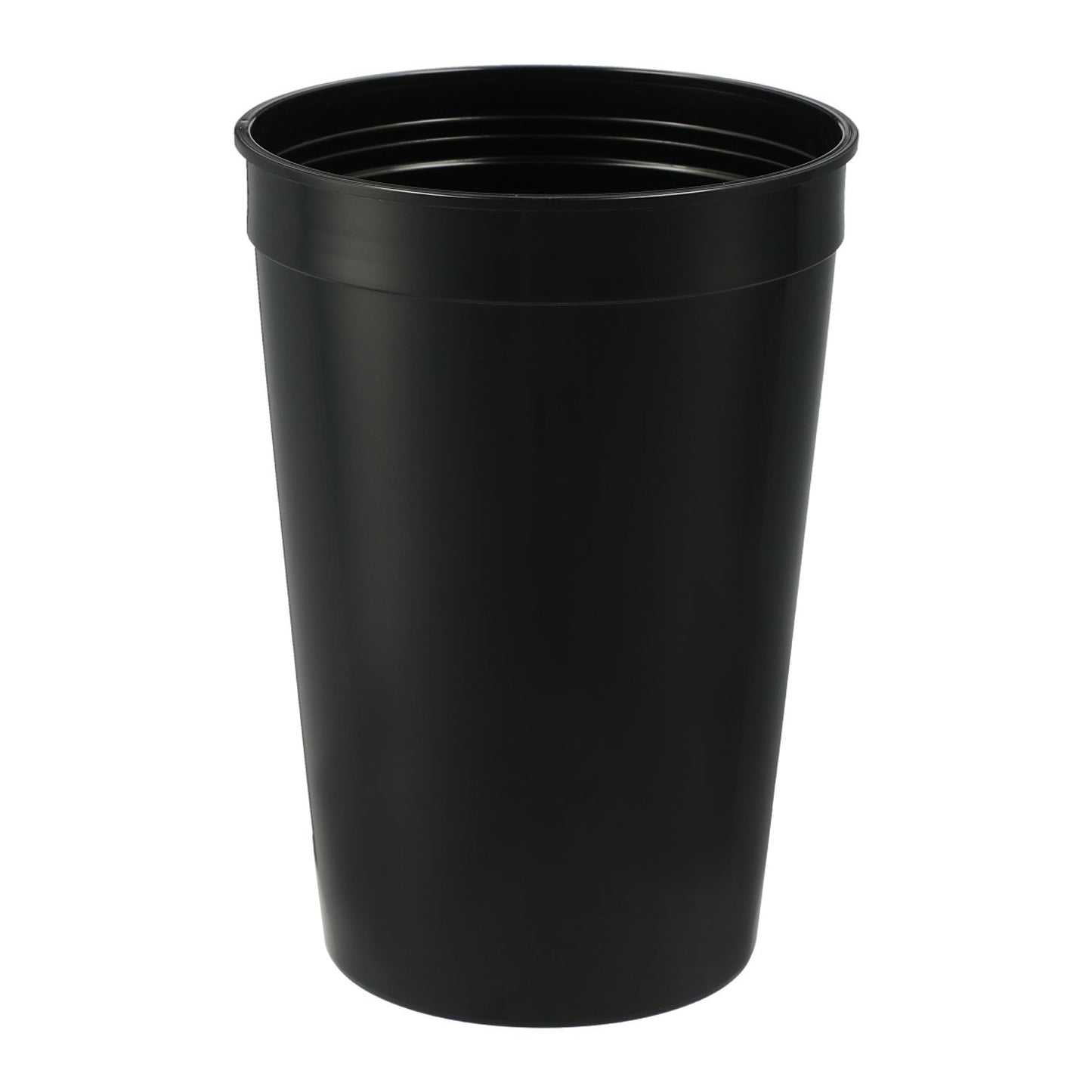 Solid 16oz Recycled Stadium Cup - Black