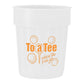 Fluted 16oz Recycled Stadium Cup - Frost