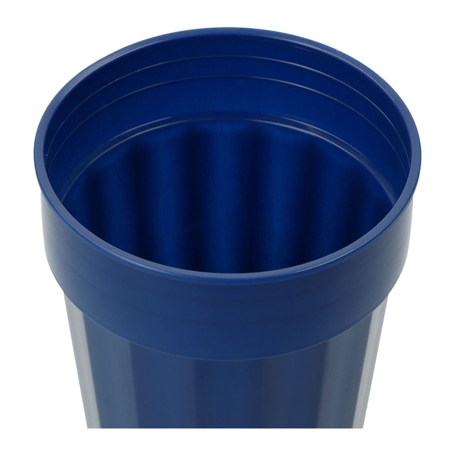 Fluted 16oz Recycled Stadium Cup - Navy