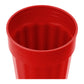 Fluted 16oz Recycled Stadium Cup - Red