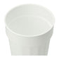 Fluted 16oz Recycled Stadium Cup - White