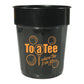 Fluted 16oz Recycled Stadium Cup - Black