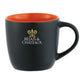 Riviera Electric 11oz Ceramic Mug - Black w/Orange Lining