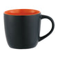 Riviera Electric 11oz Ceramic Mug - Black w/Orange Lining