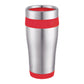 Carmel 16oz Travel Tumbler - Stainless Steel/Red