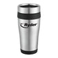 Carmel 16oz Travel Tumbler - Stainless Steel/Black