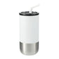 Lagom Insulated 16oz Stainless Steel Tumbler with Straw - White