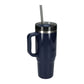 Thor 40 oz Eco-Friendly Straw Tumbler - Navy