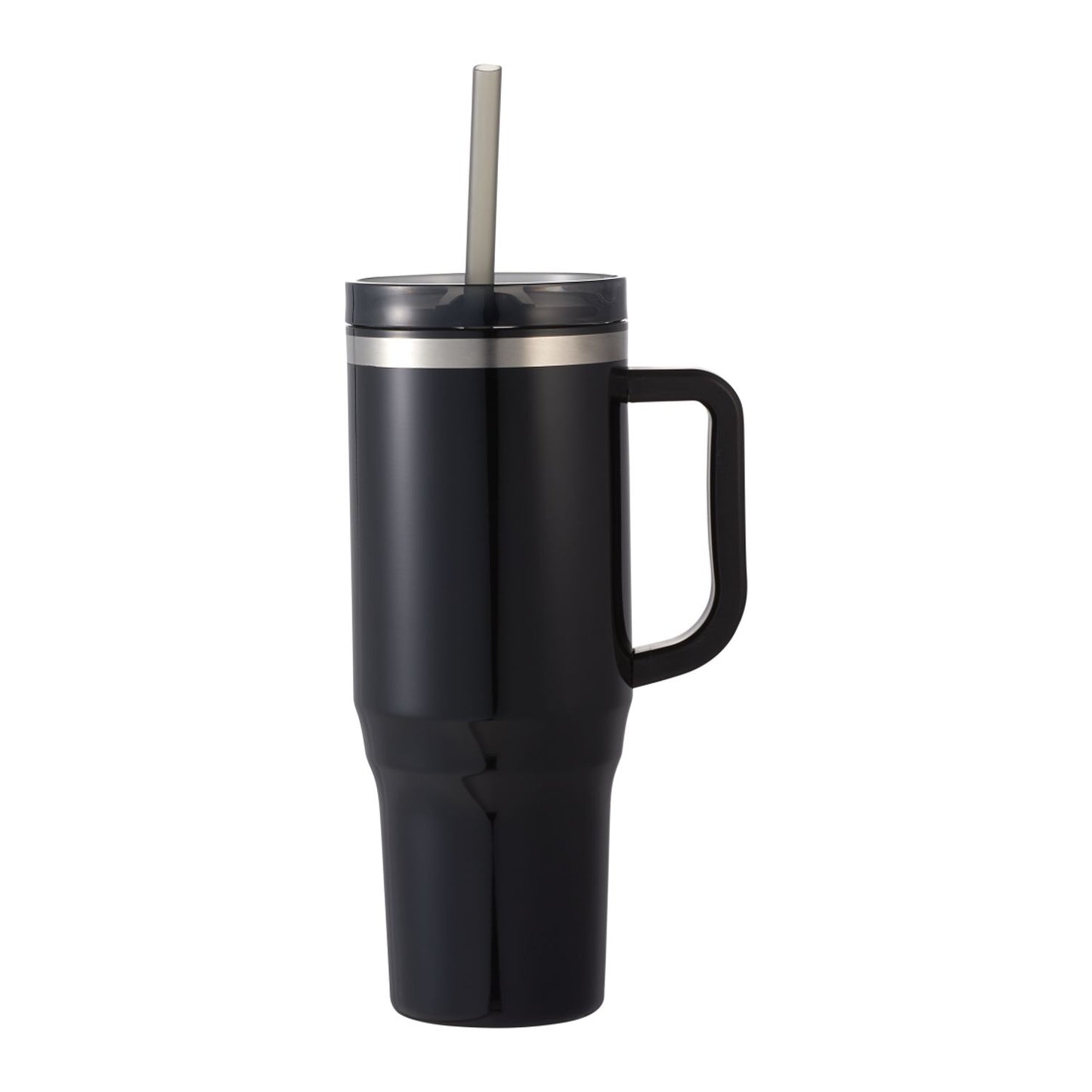 Thor 40 oz Eco-Friendly Straw Tumbler - Black