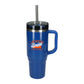 Thor 40 oz Eco-Friendly Straw Tumbler - Royal