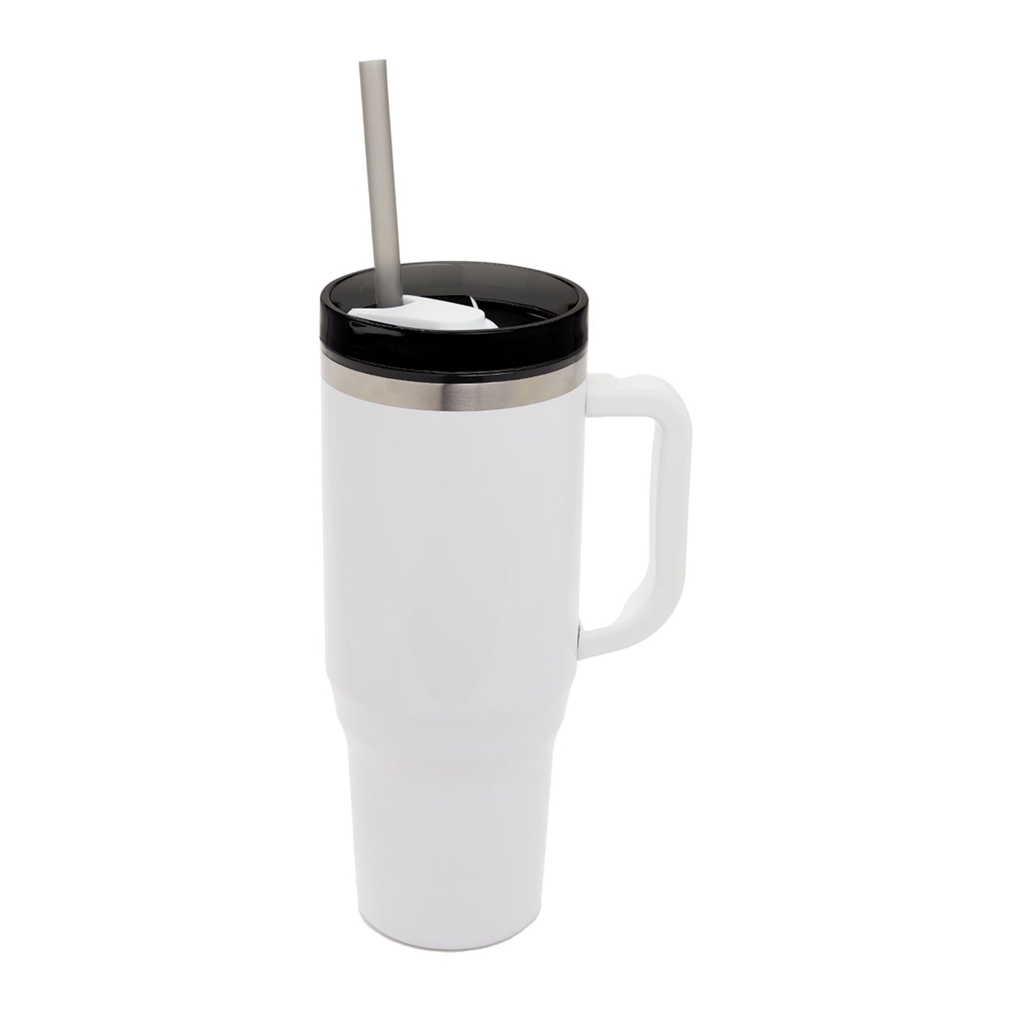 Thor 40 oz Eco-Friendly Straw Tumbler - White