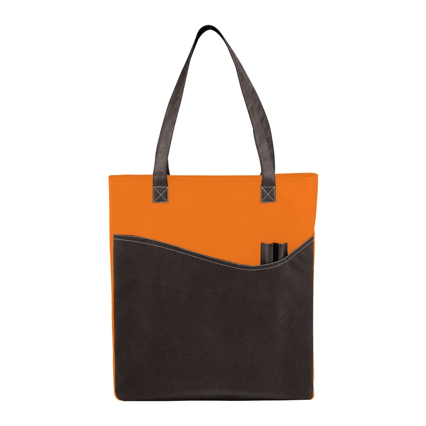 Rivers Pocket Non-Woven Convention Tote - Orange