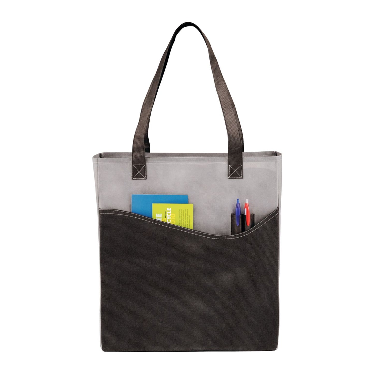 Rivers Pocket Non-Woven Convention Tote - Gray