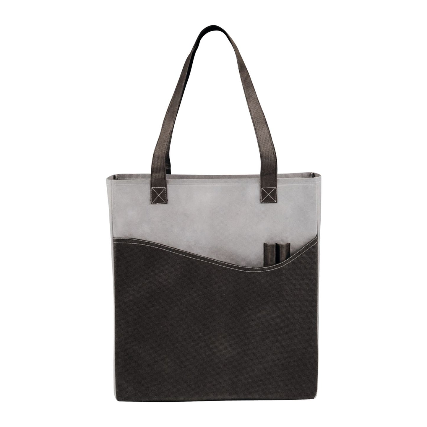 Rivers Pocket Non-Woven Convention Tote - Gray