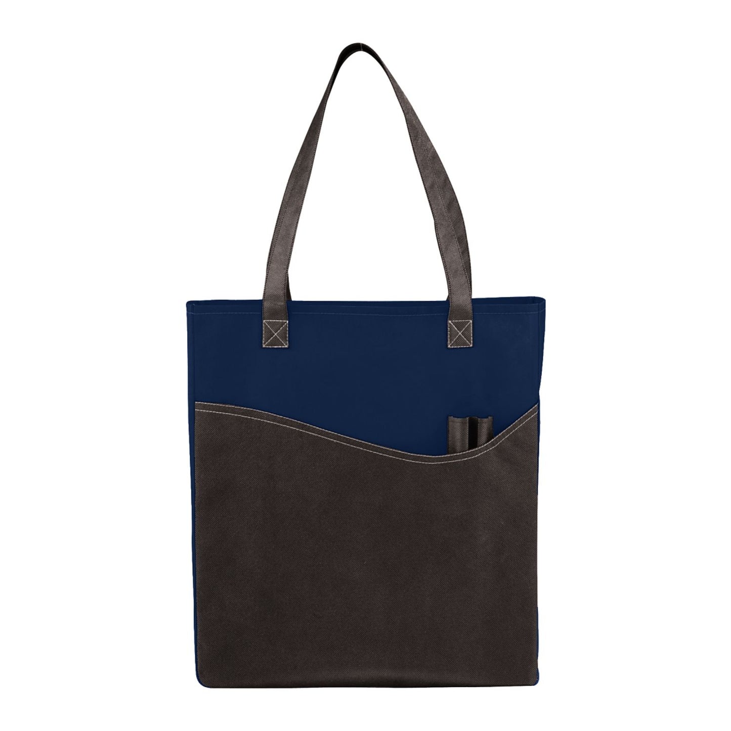 Rivers Pocket Non-Woven Convention Tote - Navy