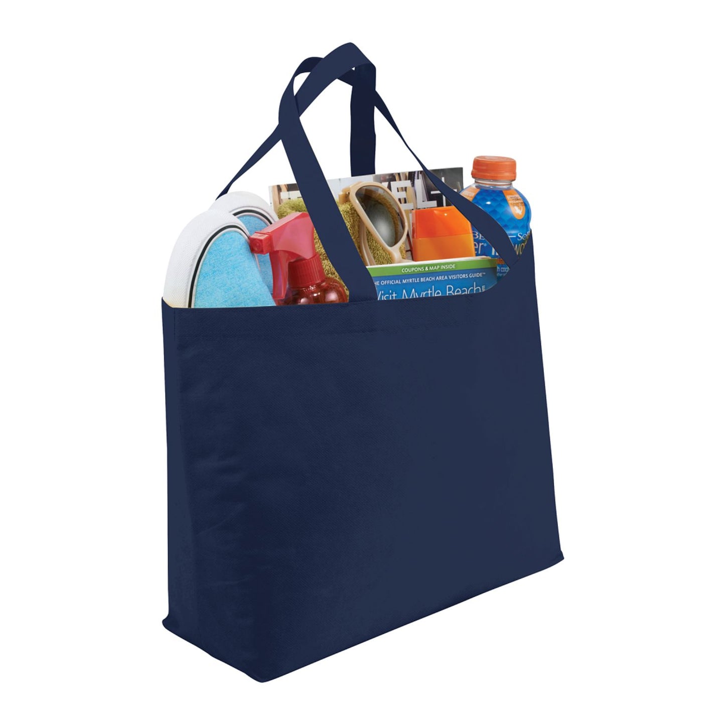 Big Boy Non-Woven Shopper Tote - Navy