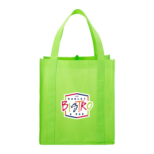 Hercules Non-Woven Grocery Tote - Lime Green