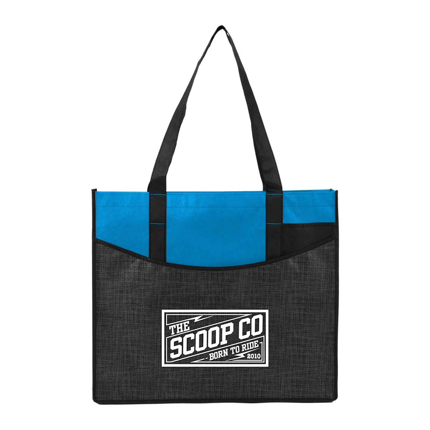 Brooke Recycled Non-Woven Convention Tote - Process Blue