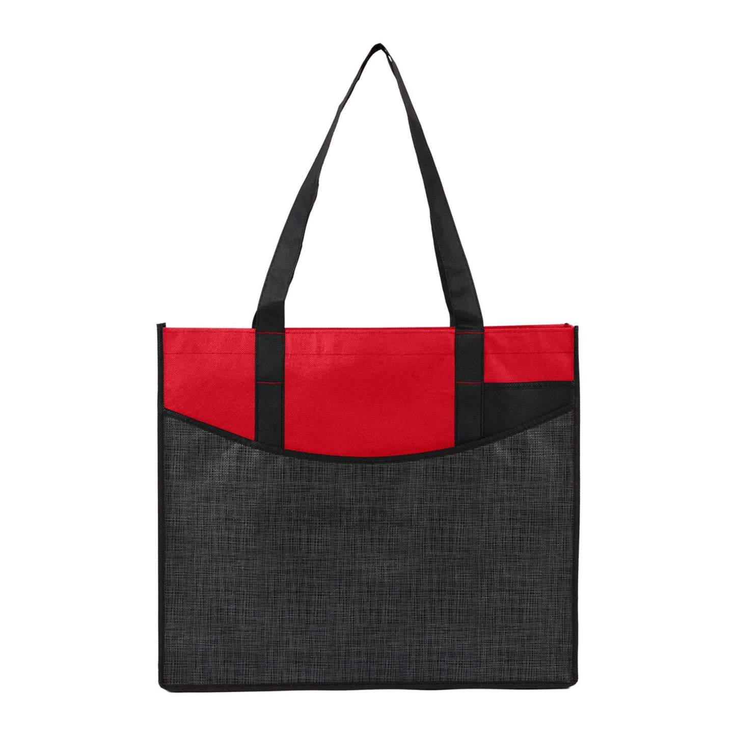 Brooke Recycled Non-Woven Convention Tote - Red