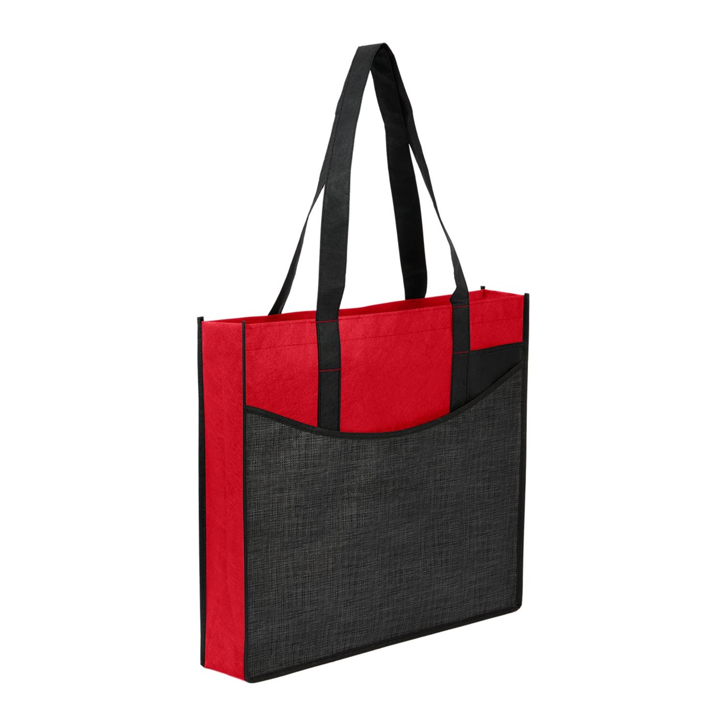 Brooke Recycled Non-Woven Convention Tote - Red