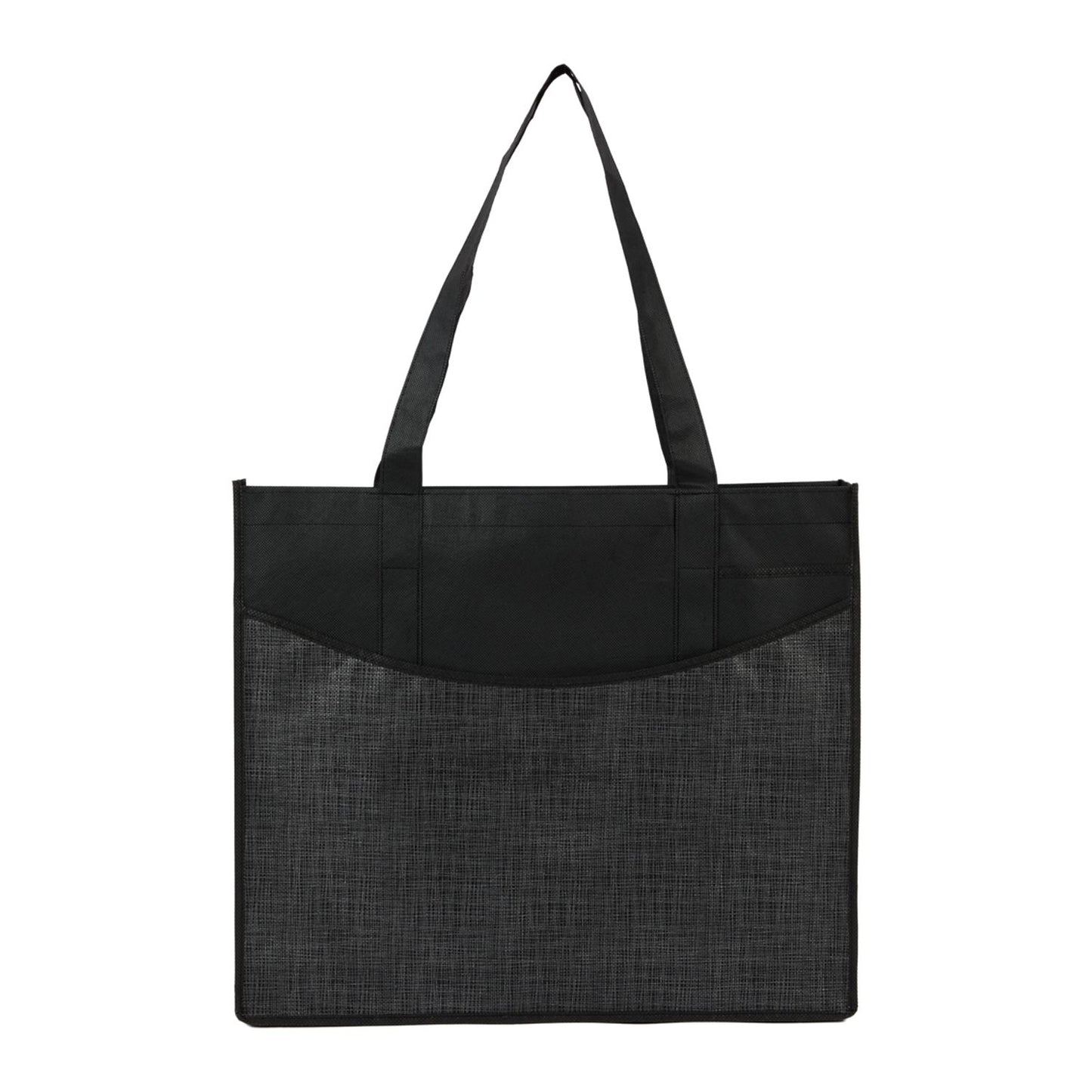 Brooke Recycled Non-Woven Convention Tote - Black