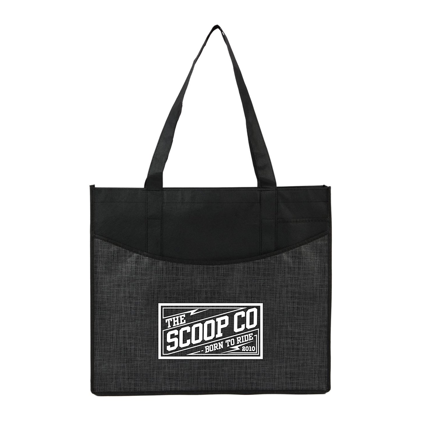 Brooke Recycled Non-Woven Convention Tote - Black