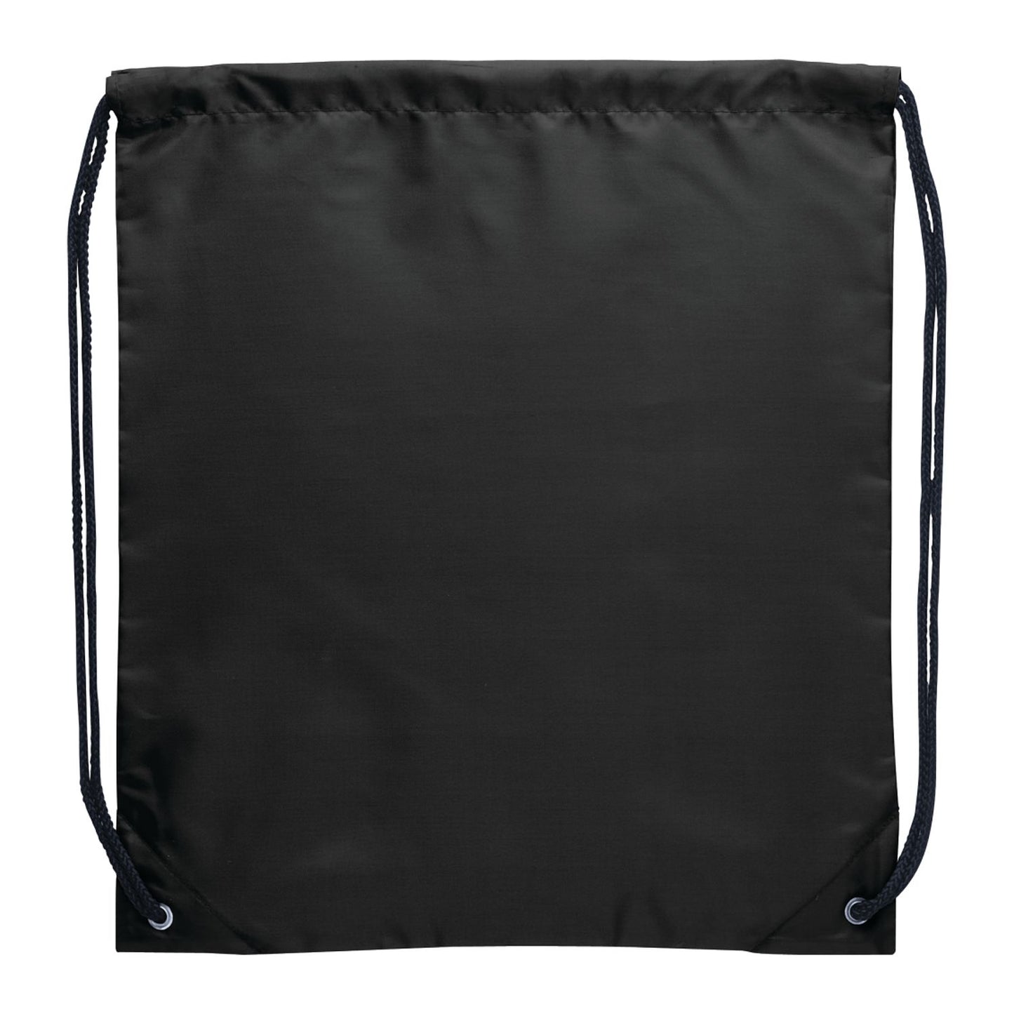 Oriole Polyester Drawstring Bag - Black