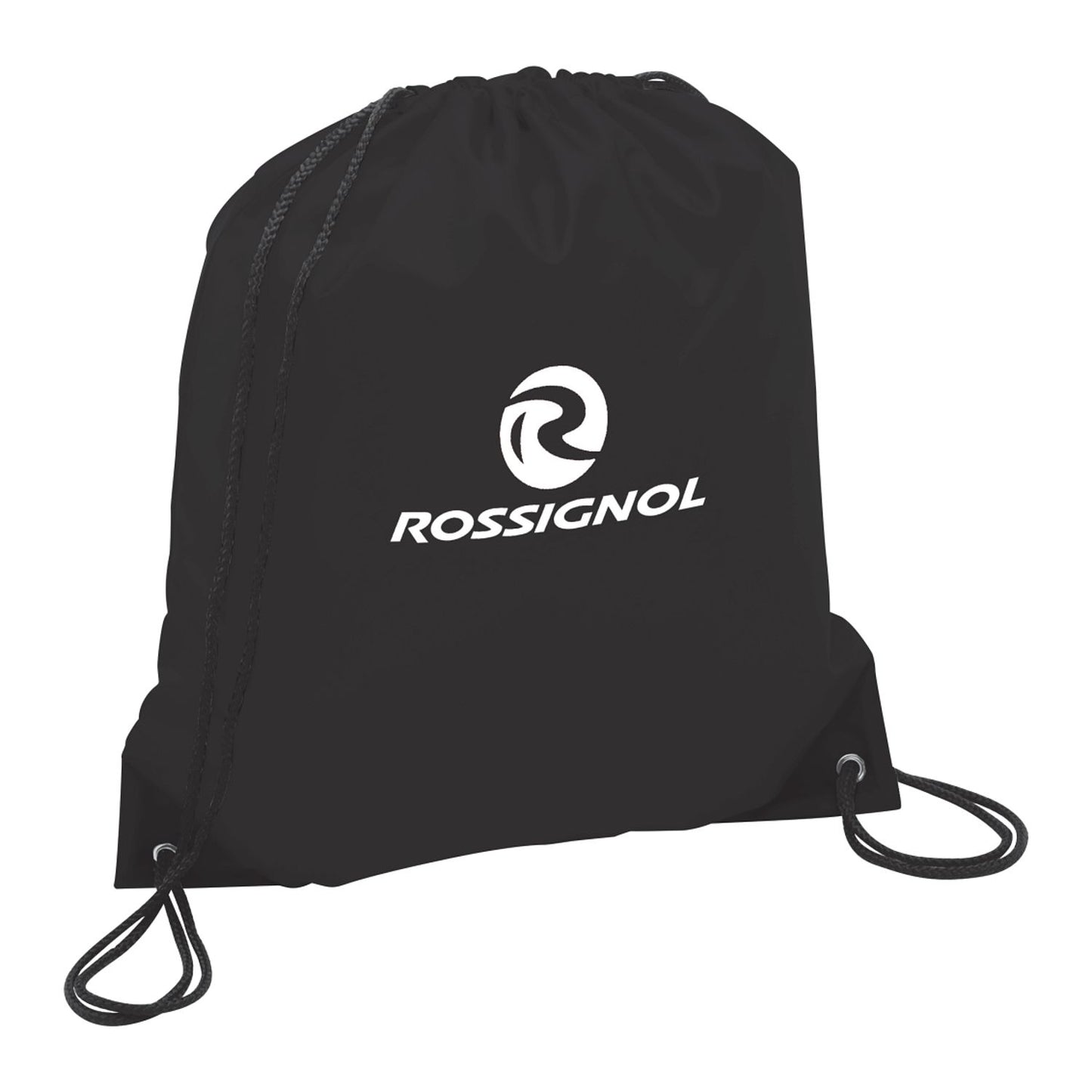 Oriole Polyester Drawstring Bag - Black