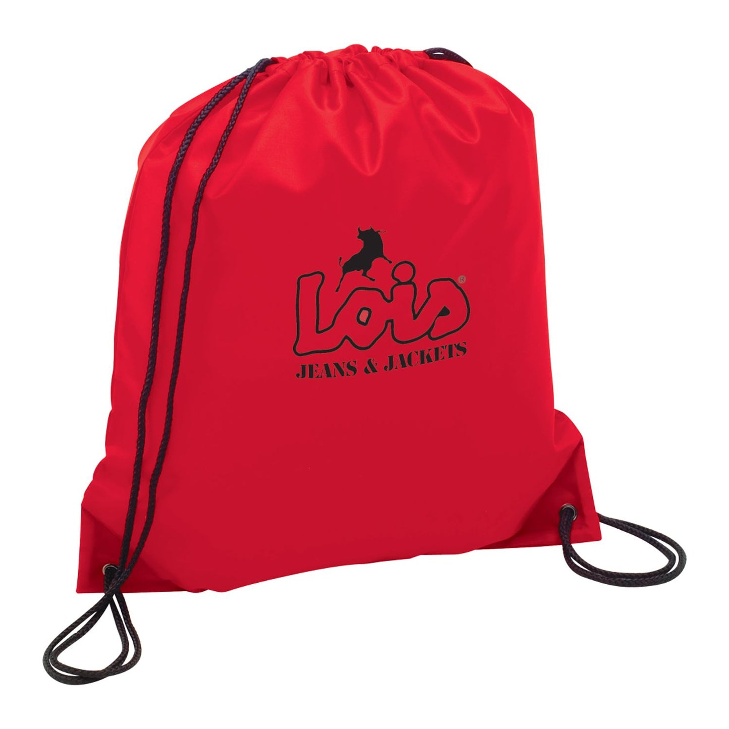 Oriole Polyester Drawstring Bag - Red