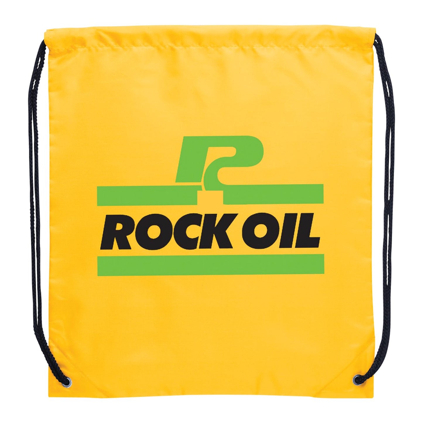 Oriole Polyester Drawstring Bag - Yellow