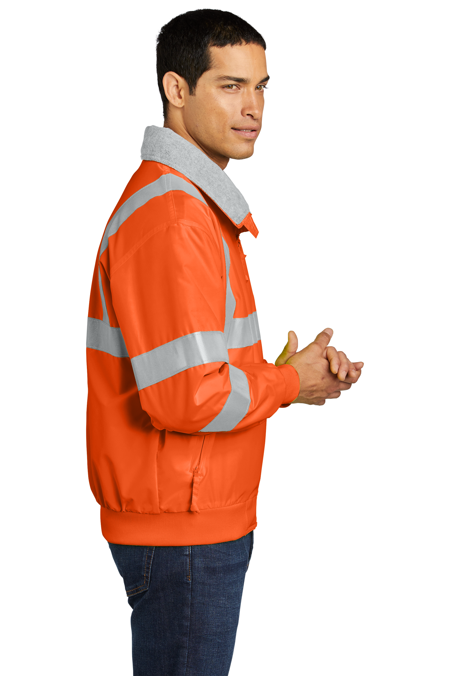 Port Authority® Enhanced Visibility Challenger™ Jacket with Reflective Taping - Safety Orange