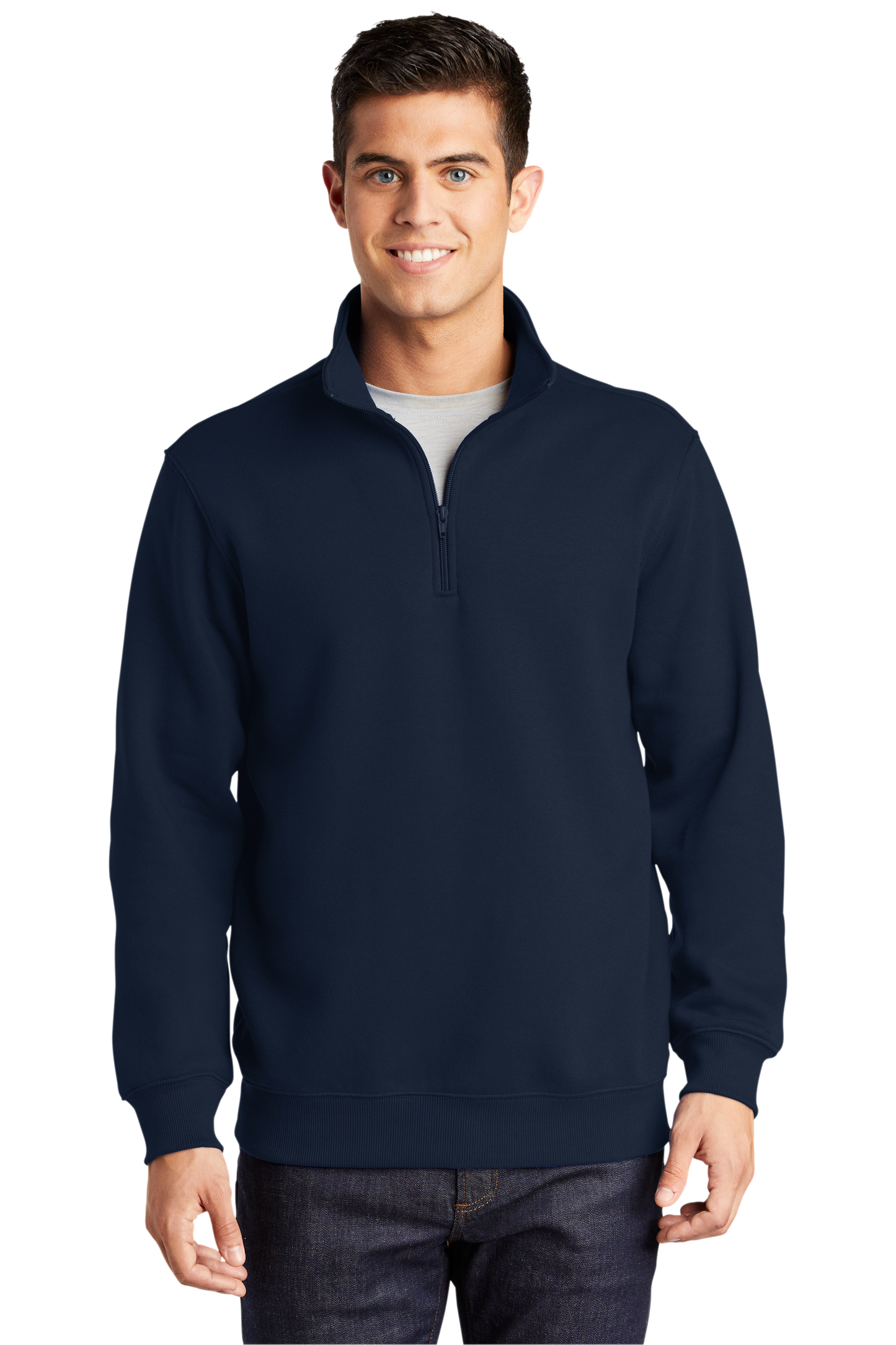 Sport-Tek® 1/4-Zip Sweatshirt - True Navy