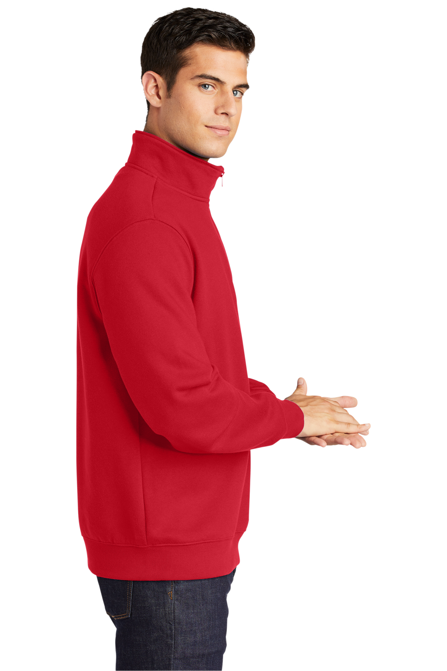 Sport-Tek® 1/4-Zip Sweatshirt - True Red