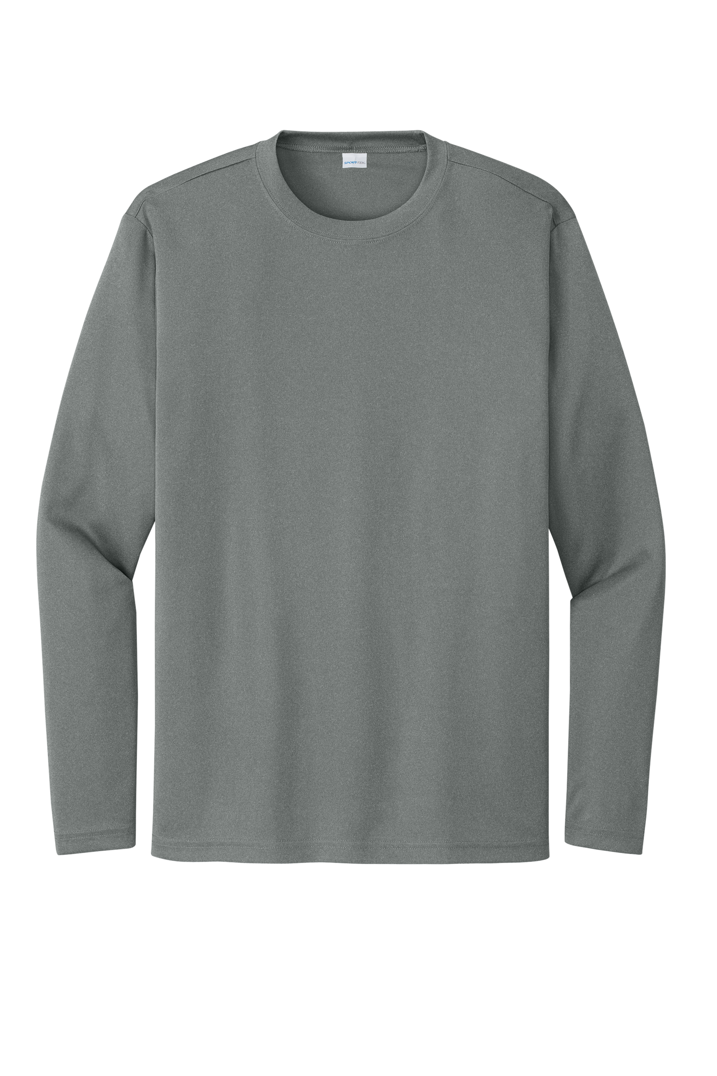 Sport-Tek® Long Sleeve PosiCharge® Competitor™ Tee - Grey Heather Concrete