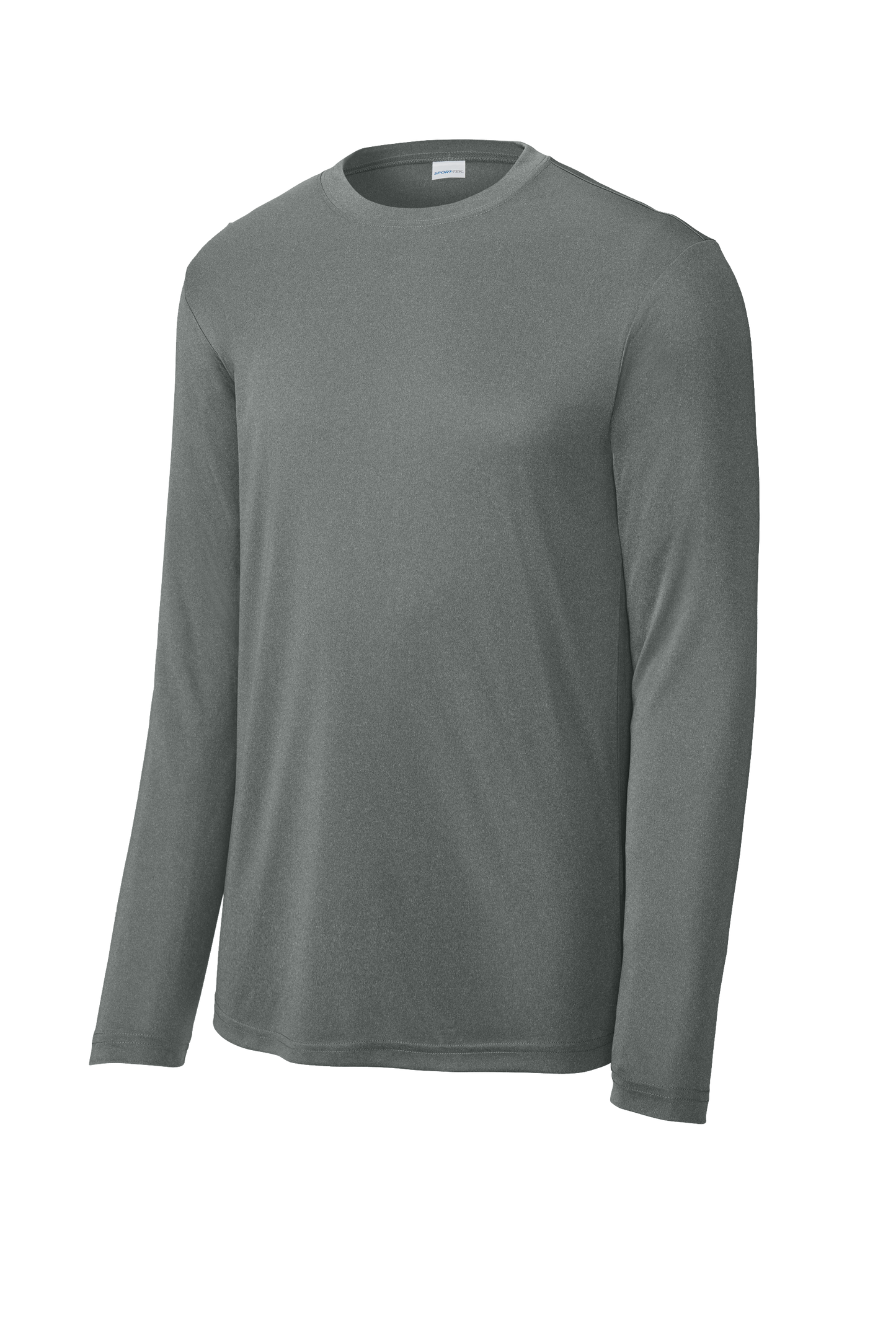 Sport-Tek® Long Sleeve PosiCharge® Competitor™ Tee - Grey Heather Concrete