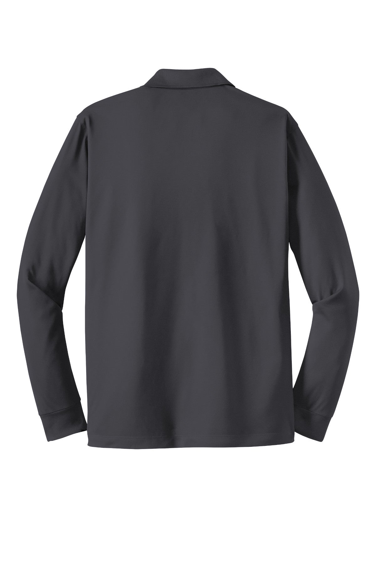 Sport-Tek® Long Sleeve Micropique Sport-Wick® Polo - Iron Grey