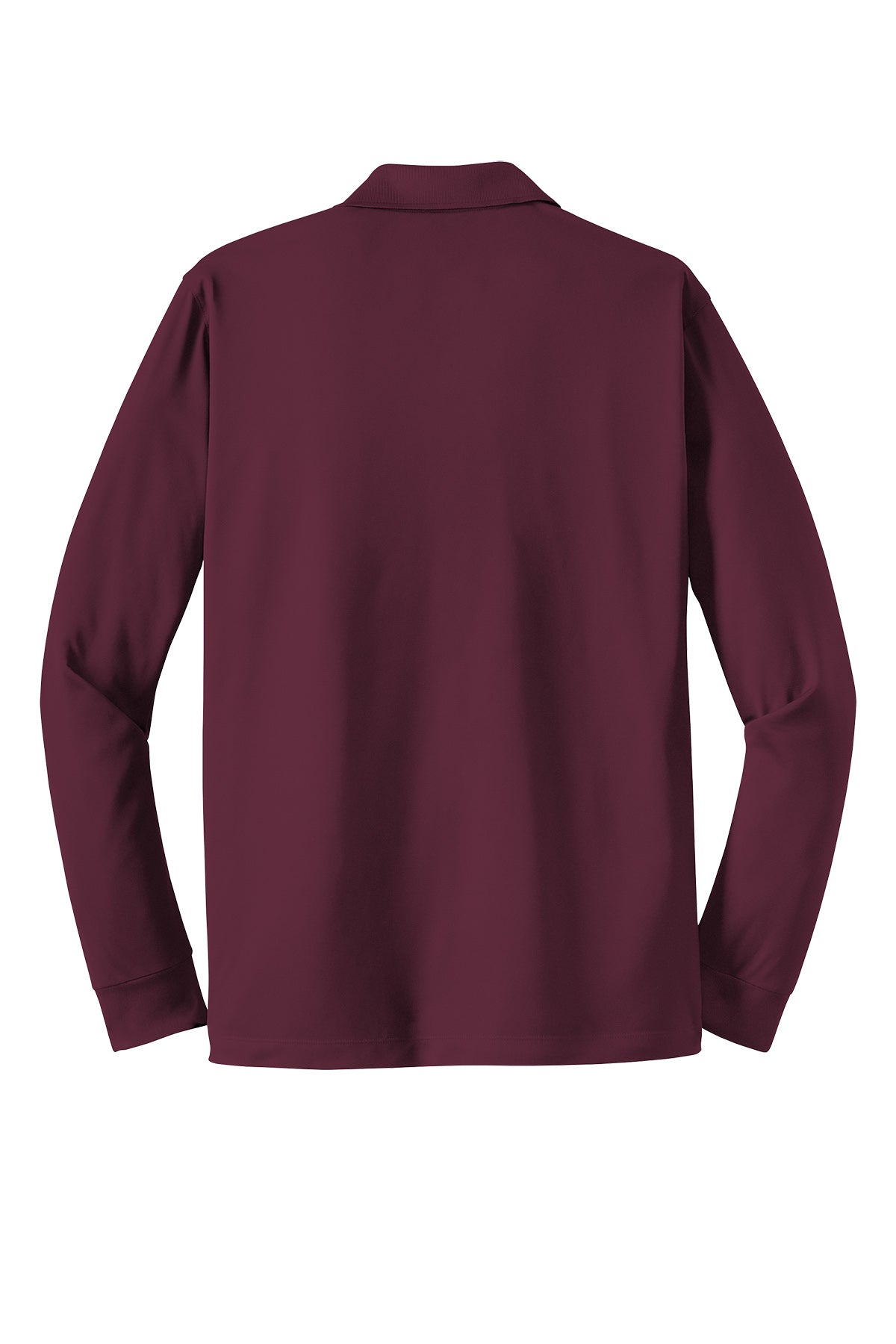 Sport-Tek® Long Sleeve Micropique Sport-Wick® Polo - Maroon