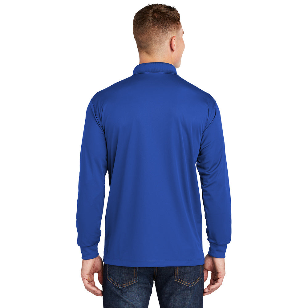 Sport-Tek® Long Sleeve Micropique Sport-Wick® Polo - True Royal