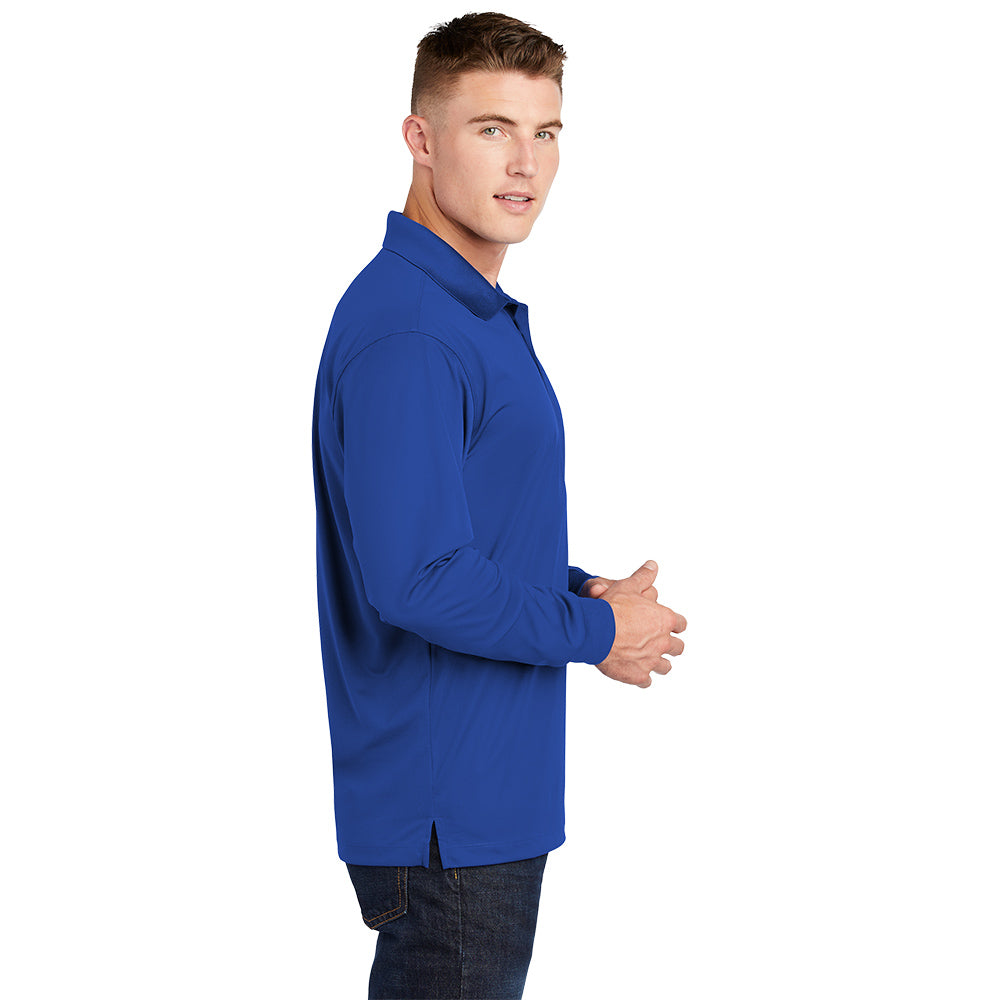 Sport-Tek® Long Sleeve Micropique Sport-Wick® Polo - True Royal