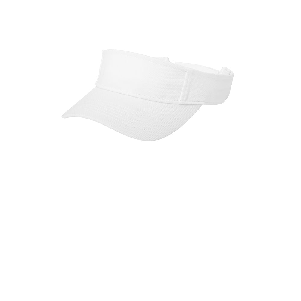 Sport-Tek® PosiCharge® RacerMesh® Visor - White