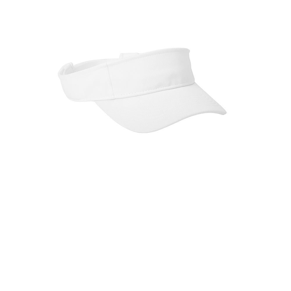 Sport-Tek® PosiCharge® RacerMesh® Visor - White